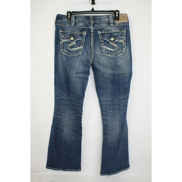 Silver Jeans Women's Juniors Suki Surplus Jeans Excellent Condition Size 30/30 - Picture 4 of 6